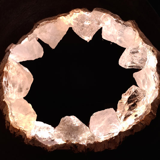 Clear quartz portal lamp