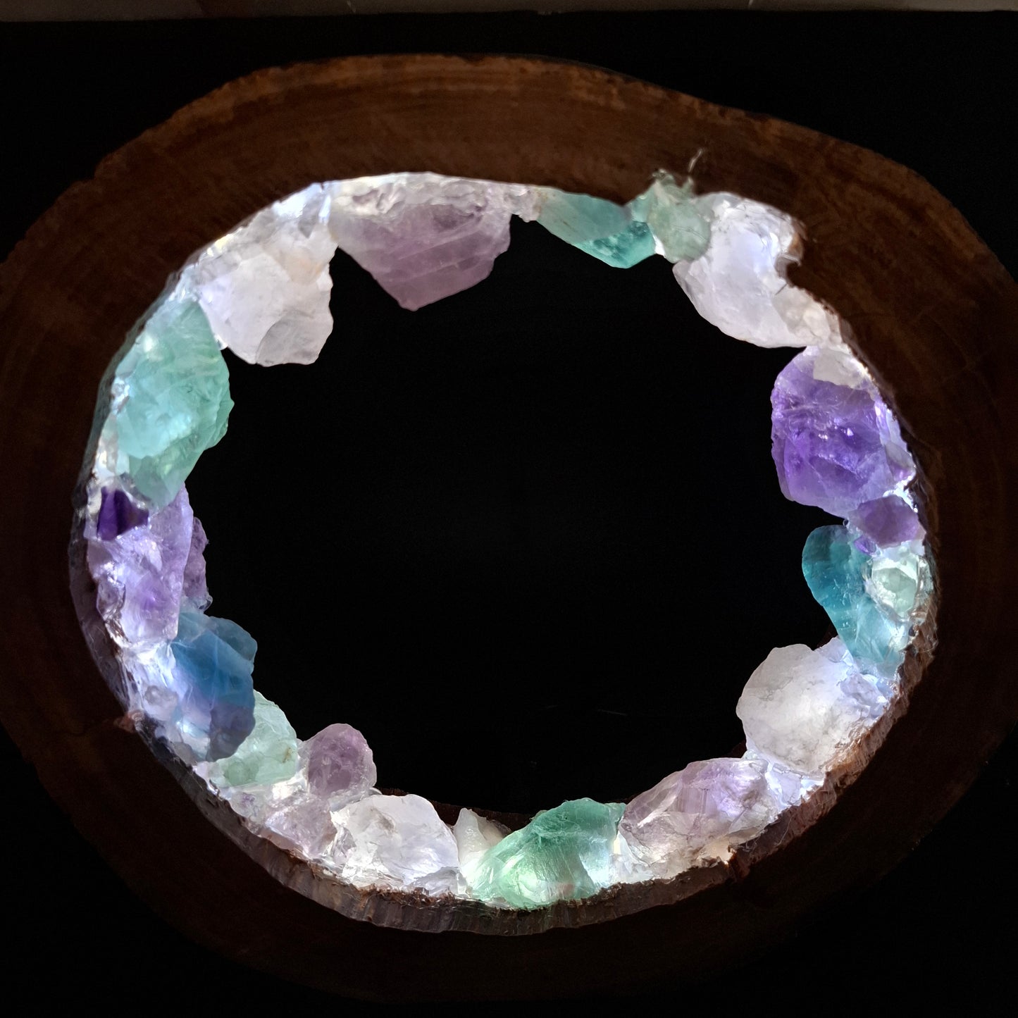 Crystal portal lamp