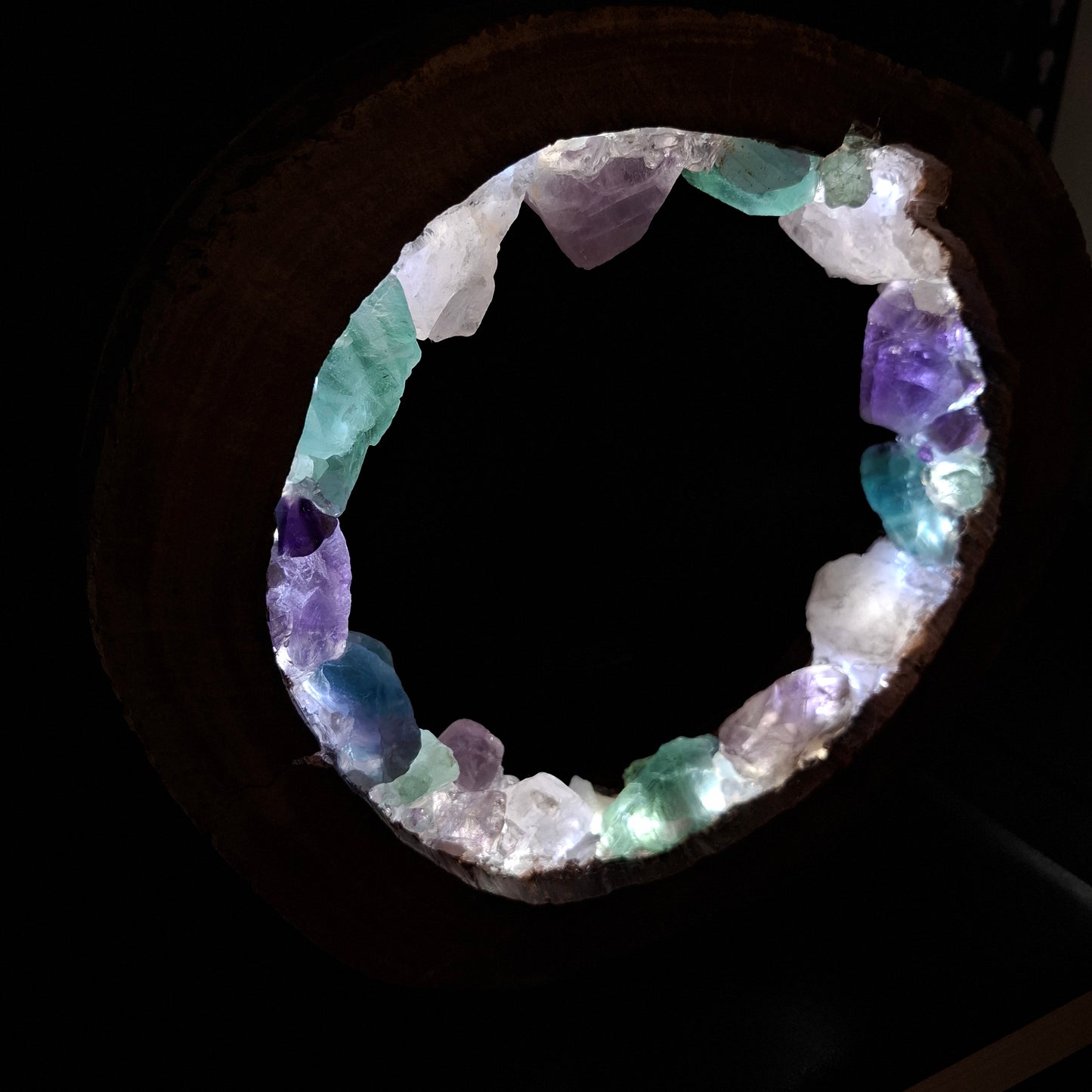 Crystal portal lamp