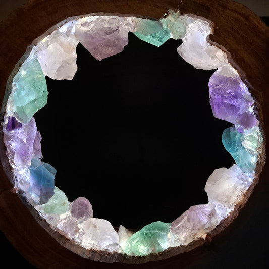 Crystal portal lamp