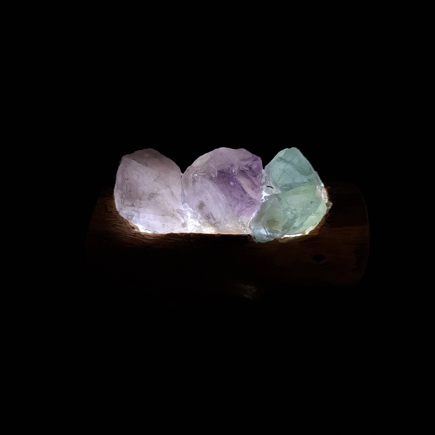 Tricolour crystal lamp mini
