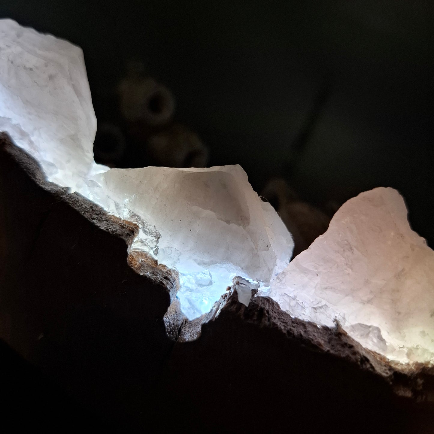 Rose quartz and Eucalyptus lamp
