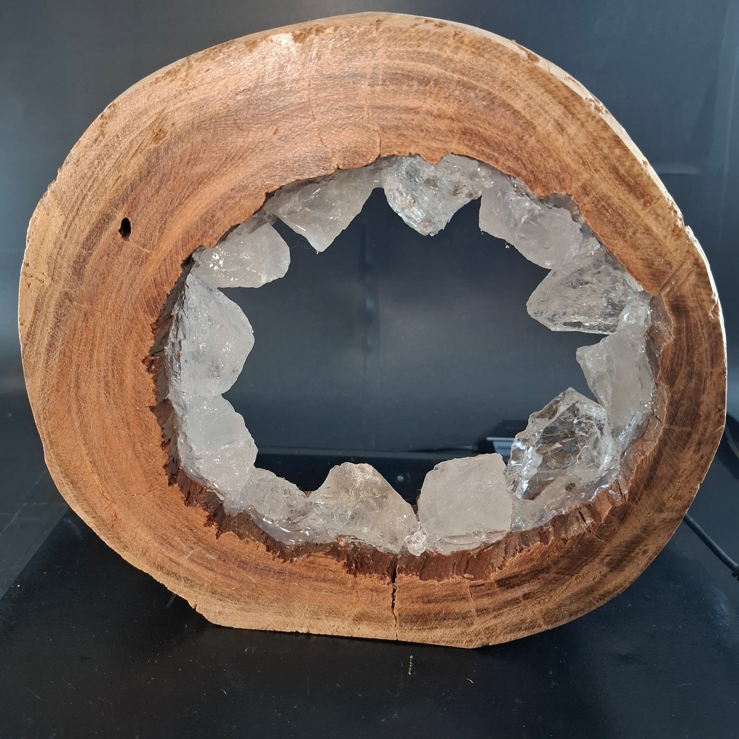 Clear quartz portal lamp