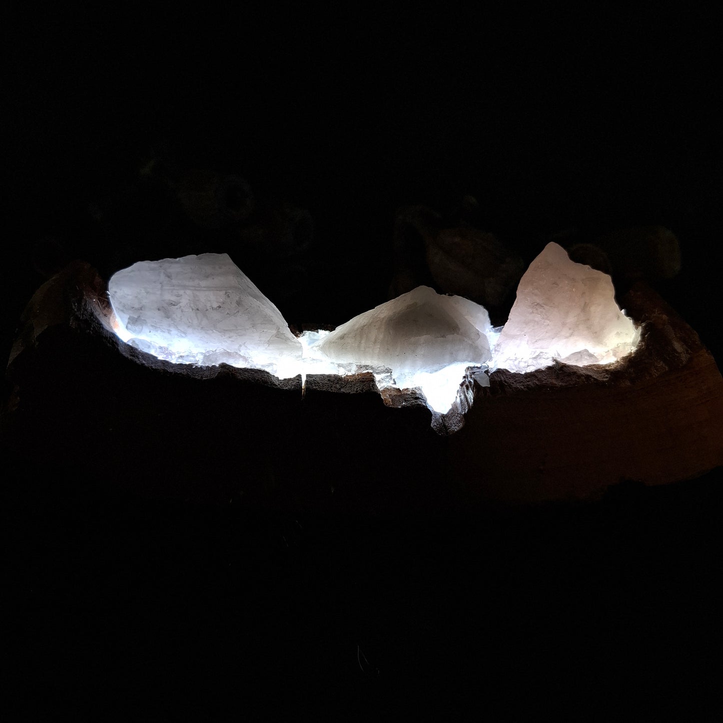 Rose quartz and Eucalyptus lamp